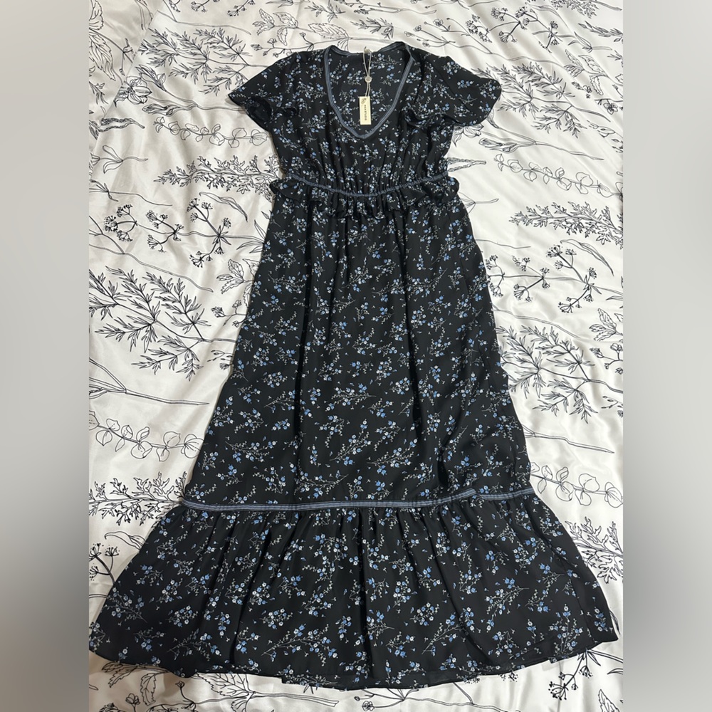 MAX STUDIO Midi Dress Floral NWT Small